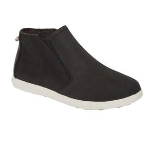 OluKai Hawai'iloa Manu Hope Waterproof Sneaker Boot Lava Rock Black Women 8 EUC